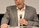 Texas Rep. David Spiller outlines his legislative priorities for the upcoming 90th Legislative Session, which convenes in January, to constituents at North Central Texas College in Graham on Oct. 12. Photo by Gina Keating