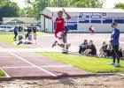 OHS Athlete Dom Collins competed with grit and heart in the long jump competition but fell short of regional qualification. Photo by Will Sadler