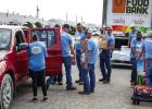 Volunteers with the Ministry of Helps teamed up with Texas New Mexico Power to hand out and deliver much-needed groceries. Photo by Will Sadler