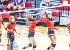 JV Lady Cub volleyball team host the Hirschi Huskies