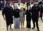 Olney High School was well represented in the regional powerlifting competition this year with two Lady Cubs heading to state to compete. Coaches and Lady Cubs who participated in the regional contest in Sherman on March 3 were: [L-R]: Coach Casey Keeter,