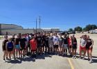 About 30 to 35 OHS student athletes are showing up each week at summer workouts in a sign of their determination to capture playoffs this season. Photo by Dustin Altmiller