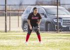 OHS Lady Cub #9 Allison Alvarado will handle the left outfield as starter for the Lady Cubs this season. Photo by Will Sadler