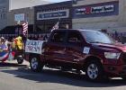 Olney’s Cub Scout Pack 414 led by Chris Garcia was one of several Olney entrants into the Stars and Stripes in Young County parade on the Graham town square on July 4. Olneyites turned out to watch the parade of more than 100 entries and to march in the
