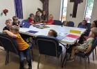 (At right): Bible lesson time for Rylan Hicks, Hayden Seymour, Sawyer Hicks, Levi Lockard, Haver Oliver, Evie Burns, Code Sikorski, Aniya Glover, Zante Manqueros, and Mason Seymour. Photo provided by Southside Baptist Church