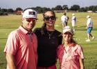 Olney was repped well by local golfers [L-R] Reid and Lyndsey Miller and Katie Rowe in the CEMCO Invitational. Photo by Will Sadler