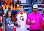 Olney Seniors Celebrate Senior Night