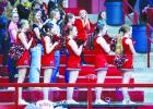 The OHS Cheerleaders were on hand to help keep the fans in the game with plenty of cheers! Photo by Will Sadler