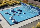 The City of Olney won a grant from the National Fitness Council to install a Fitness Court similar to the illustration above at Tom Griffin Park. The City and Keep Olney Beautiful will raise funds for installation costs. Photo courtesy of National Fitness