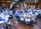 The Olney Chamber of Commerce marked its 100th banquet on Nov. 13 at the Durange Rustic Retreat with a full house, music, food by Dos Leones of Graham, fundraising auctions, and reminiscences. Photo by Will Sadler