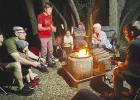 The Wales and Patton Families camped out at Fort Richardson in Jacksboro. Here we’re roasting Smores. Photo by Tori Wales