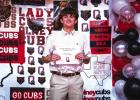 Will Caffey received the Cub Track and Field Runner MVP Award. Photo by Will Sadler