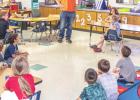 Olney Enterprise visits Kindergarten