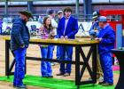 Olney and Newcastle saw some great successes and some projects and animals that were not quite ready for this year’s stock show. Marlee Lane with Olney FFA and brother Luke Lane showed their Ag Mechanics project. Marlee Lane impressed the judges enough
