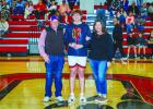 OHS Senior Cub #15 Luke Lane was escorted by Kenley and Julie Lane. Favorite Memory: beating Electra on senior night last year. Advice for younger players: always play for each other and not just yourself. After graduation, Luke plans to attend trade scho