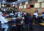 Members of the Olney Chamber of Commerce gathered at Hudson’s on Main on Monday, July 27 for a lunchtime seminar on using Aritifical Intelligence in business. Photo by Will Sadler