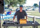 DJ Eric Loggins was on site at the National Night Out to drop some sweet beats to make the event a fun night. Photo by Will Sadler