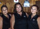 The trio of Olney Country Club workers had their hands full during the Tourney, but golfers were in great hands with these three. [L-R] Holly Pannell, Julie Lane, Marlee Lane Photo by Will Sadler