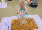 Children ages 4-5 years old explored a variety of sensory stations at Sensory Camp at The Refuge Christian Center in Olney on June 8. The camp was designed to help little ones improve social and intellectual skills. Photo courtesy of The Refuge
