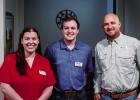 Chamber Members attending and hosting the May Mix &amp; Mingle [L-R] Tatum Wiley Jonathan Rogers and Sammy Livingston. Photo by Will Sadler