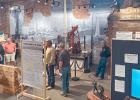 Visitors wander through the newly opened petroleum industry display at the Young County Museum of History and Culture during its anniversary celebration on Sept. 5 in Graham. Photo courtesy of the Young County Museum of History and Culture