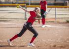 OHS Lady Cub #1 Kynlee Lauderdale will be this season’s starting pitcher. Photo by Will Sadler