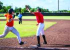 Veteran Varsity Cub baseball player Tucker Cortinez is spending his summer on the baseball field lending valuable knowledge to some of the younger players of the summer league. Photo by Will Sadler