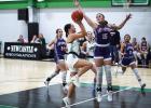 Ladycat #15 Rae’Lyn Bennett is a confident shooter and will continue to be an asset as her confidence grows this season. Bennett played well on defense and had a few big drives that didn’t pan out on the scoreboard for the night. Photo by Will Sadler