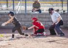 OHS Lady Cub #13 Kristen Fields brings her experience to the catcher position this season. Photo by Will Sadler