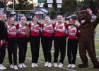 The OHS Cheerleaders were on hand to keep the crowd in players in the game. Photo by Will Sadler