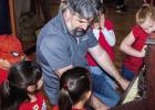 Kids visit downtown, museum