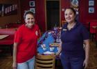 The Olney Cub Center hosted an ice cream social in partnership with the Olney Dairy Queen, the perfect sweet and chilly treat for a hot Texas summer. Candy Blair [L] Cub Center activity director and Olney Dairy Queen Manager Anna Aguilar [R] received gues