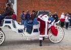 Santa was checking his list twice, seeing who was naughty and nice. Santa was the main attraction for this year’s annual tree lighting ceremony. Photo by Will Sadler