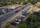 The whole community of Newcastle and some surrounding communities showed up and lined the streets to watch and support the athletes during the NHS HOCO Parade. | Photo by Will Sadler