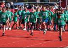 The skipping competition was very popular during the OES field day if judged by the amount of smiling and laughing students. Photo by Will Sadler