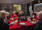 The Amity Club held its Christmas party at the home of Donna Sullivan this year. (L-R): Judy Averett, Roslyn Fowler, Donna Sullivan, Phyllis Whitsitt, Jeanie Spivey, Margie Snyder, Carol Ballard. Photo by Carol Vorel