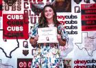 OHS Lady Cub Morgan Simmons was presented the Volleyball Offensive MVP Award. Photo by Will Sadler