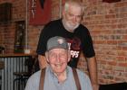 Former County Commissioner RL Spivey and former City Councilmember Tommy Kimbro come out to support Judge Win Graham at his meet-and-greet at Hudson’s on Main last week. Photo by Gina Keating