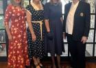 Junior Altruistic Club members pose for a photo outside their opening meeting, where they dressed in vintage clothing to mark the club’s 100-year celebration. The group will hold a special meeting for current and former members at the Olney Country Club