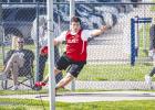 OHS Athlete Jacobi Esquivel competed with grit and heart in the discus competition but fell short of regional qualification. Photo by Will Sadler