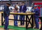 This year’s ag mechanics competition had low numbers but still offered special moments to make lasting memories like this brother-and-sister team. Marlee [L] and Luke [R] Lane [pictured center] from Olney FFA working together to manufacture a table and 