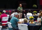 Olney Junior High School Principal and board member Ed Berngen talks about the many contributions The Refuge Christian Community Center has made to the community, churches, and the school district during its 10th anniversary celebration. Photo by Will Sad