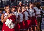 OHS Cheerleaders are always one step behind the Cub team and fans, making sure to bring everyone’s school spirit up to support the Cubs! Photo by Will Sadler