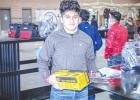 Jonathan Melcher (Olney FFA) and his shop table won him Grand Champion