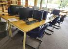 Library board views new equipment