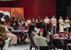 Olney High School held its 2025 Band Banquet at The Refuge on May 3 to celebrate a year of achievements and to honor members who are graduating. The Pride of Olney High School band’s seniors lined up near the stage to be honored for their contributions.