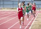 The 800m first place finish went to OHS Jaxxon Laurent, who also took down the 1600m second place and third place finish for 3200m. Photo by Will Sadler