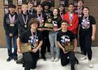 Back row: Jeffry Flores, Jaxx Laurent, Sawyer Edgington, Aidyn Bitner, Jojo Acuna, Lauren Pham, Sophie Roach, Adrian Gonzalez, Caleb Johnson, Morgan Simmons. Front row: Nathaniel Elmore, Maddox Johnson. Congratulations, OHS! Photo by Sherry Livingston
