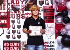 Cub Football player Damian Hernandez received the Team MVP Award. Photo by Will Sadler