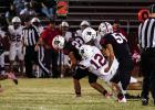 Cub #22 Kyle Stewart LB-RB continues to be successful as the Cubs star running back. Photo by Will Sadler